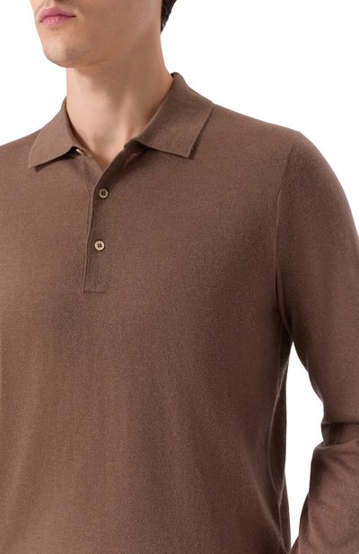 Поло из кашемира и шелка CORNELIANI, арт. 26M539-2625129, фото 5