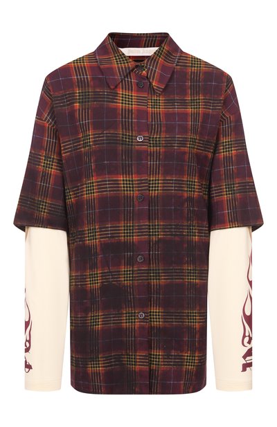 Женская рубашка PALM ANGELS, арт. PWGE027F25FAB001