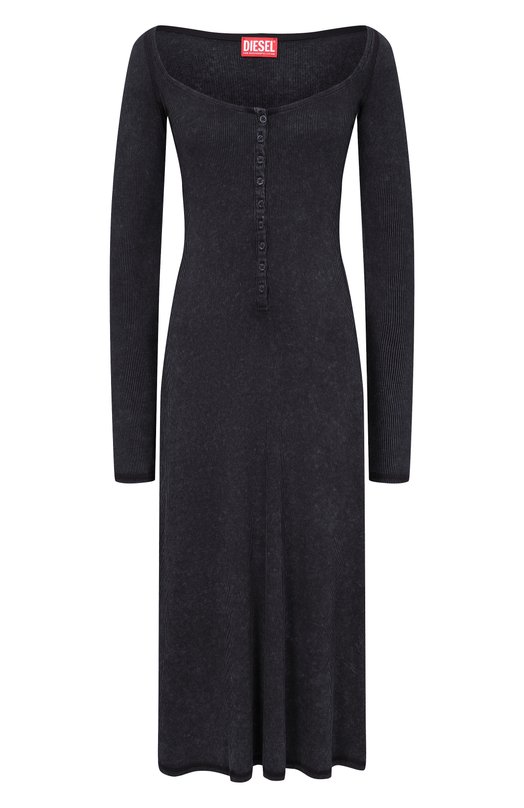 Платье из вискозы Diesel A20963/0DCCQ Чёрный A20963/0DCCQ