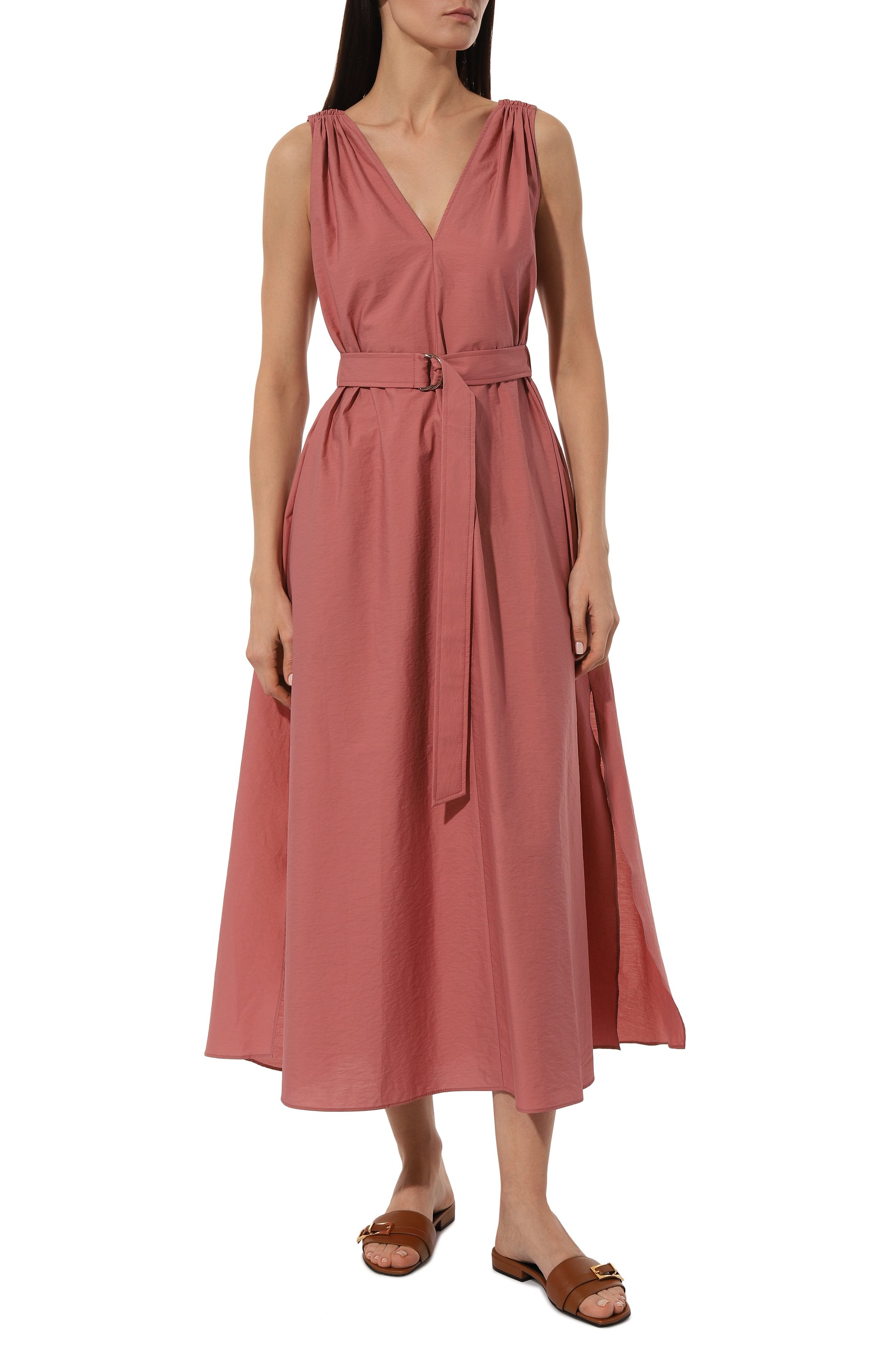 Хлопковое платье BRUNELLO CUCINELLI, арт. M0F79A5092, фото 3