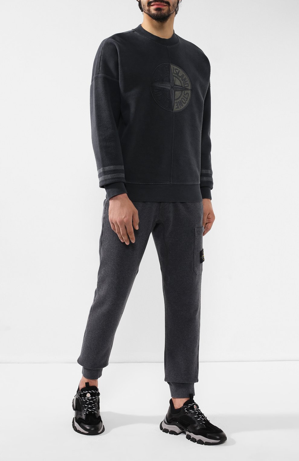 Хлопковый свитшот STONE ISLAND, арт. 711563347, фото 2