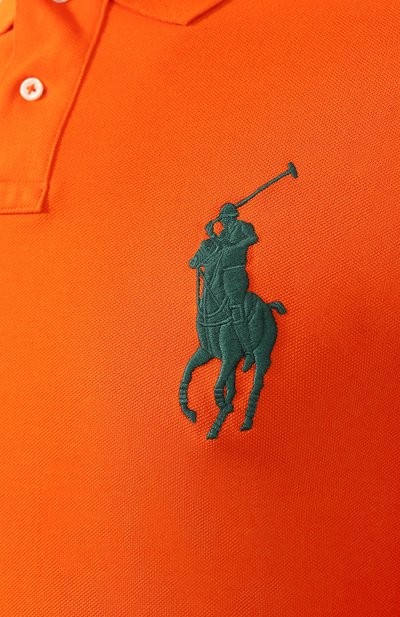 Хлопковое поло POLO RALPH LAUREN, арт. 710692227, фото 5