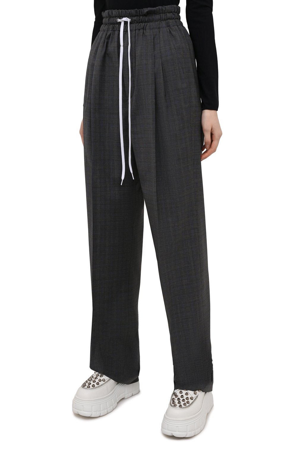 Шерстяные брюки MIU MIU, арт. MP1514-1Z3R-F0308, фото 3