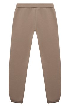 Детская комплект из толстовки и брюк EMPORIO ARMANI бежевого цвета, арт. 6D3V01/1JHSZ | Фото 6 (Рукава: Длинные; Материал внешний: Хлопок; Девочки Кросс-КТ: Костюмы-спорт; Ростовка одежда: 6 лет | 116 см, 10 - 11 лет | 140 - 146см, 7 лет | 122 см, 8 лет | 128 см, 13 - 15 лет | 158 см, 16 лет | 164 см, 4 года | 104 см, 5 лет | 110 см)