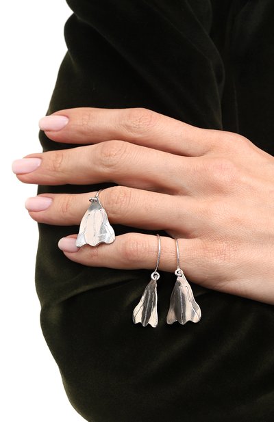 Комплект из трех колец JIL SANDER, арт. J11UQ0024 J12003/SILVER, фото 2