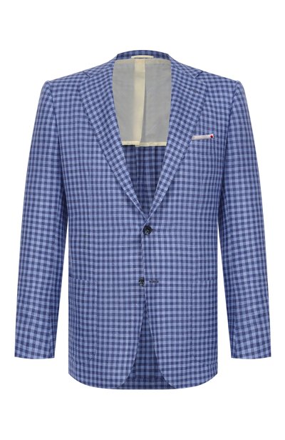 Мужской пиджак из кашемира и шелка KITON, арт. UG81K0639G