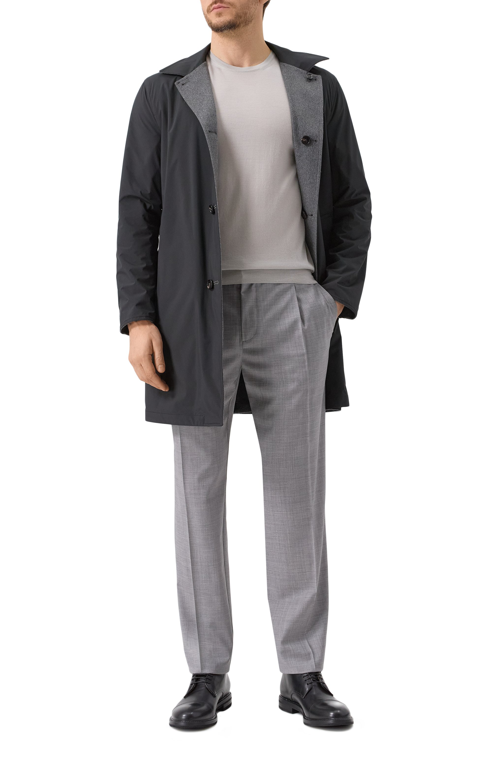 Шерстяные брюки CAPOBIANCO, арт. 18M805.UE00., фото 2