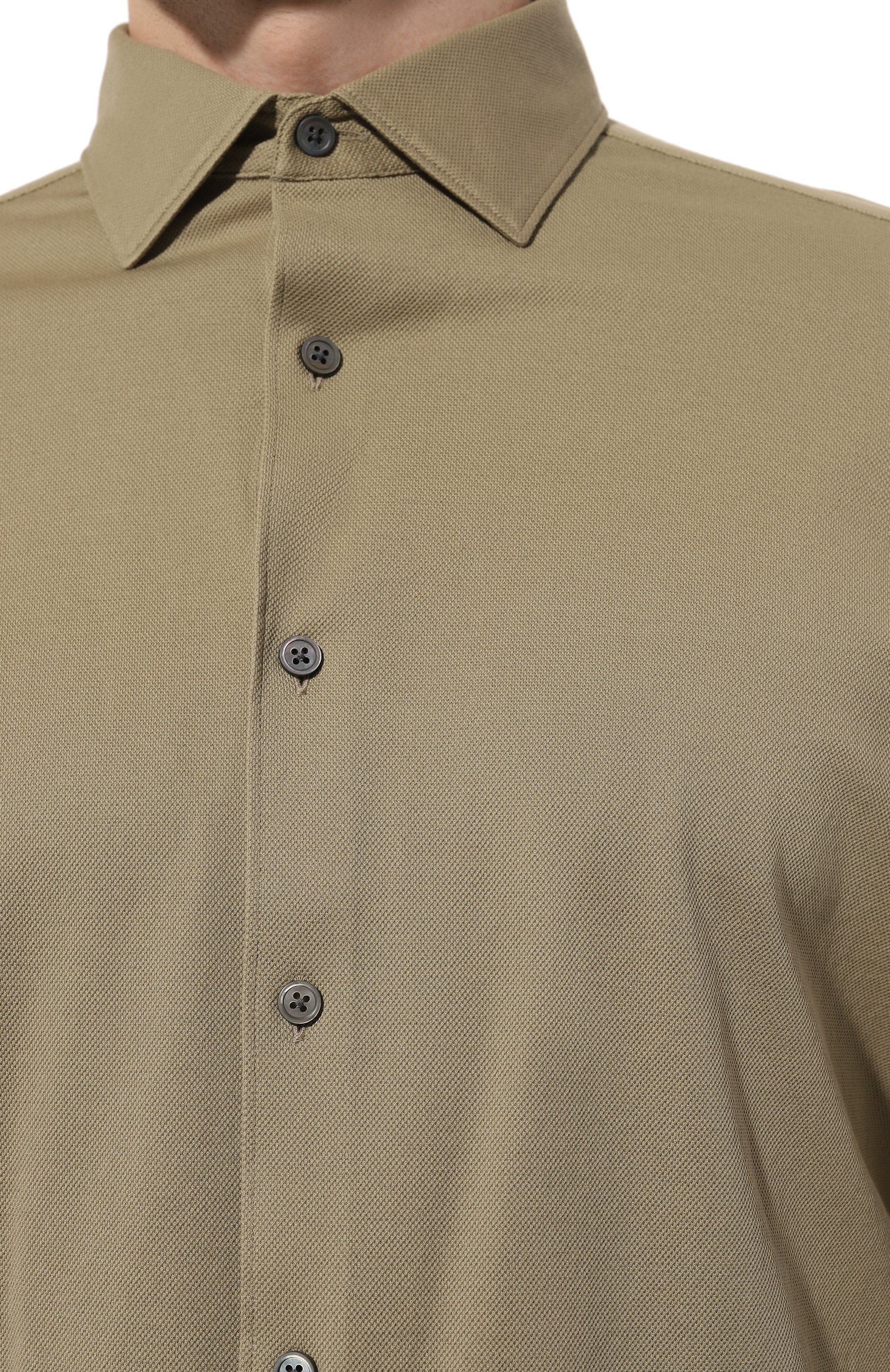 Хлопковая рубашка ZEGNA, арт. UDX18A7/SRF5, фото 5