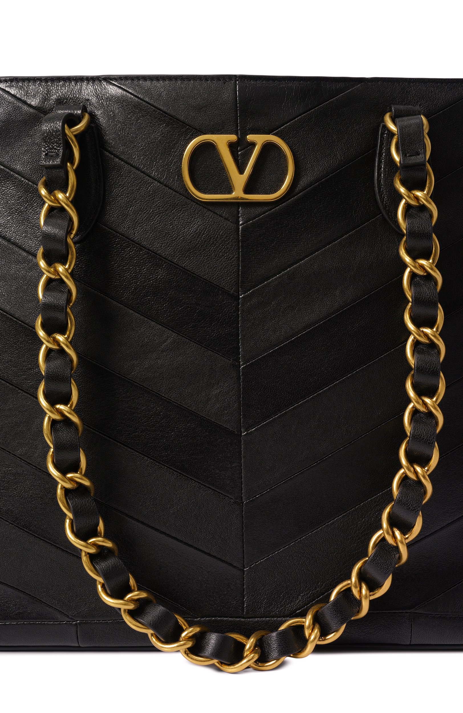 Сумка-тоут laseine VALENTINO черного цвета по цене 379500 руб., арт. 9W2B0T12/PSN, фото 6 Сумка-тоут laseine VALENTINO, арт. 9W2B0T12/PSN, фото 6