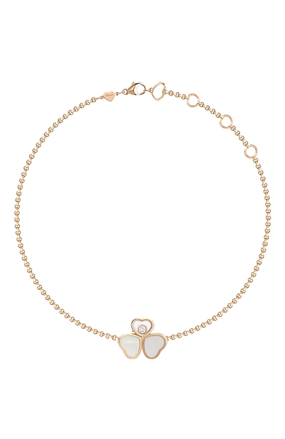 Браслет CHOPARD бесцветного цвета по цене 409500 руб., арт. 85A083-5031, фото 1 Браслет CHOPARD, арт. 85A083-5031, фото 1