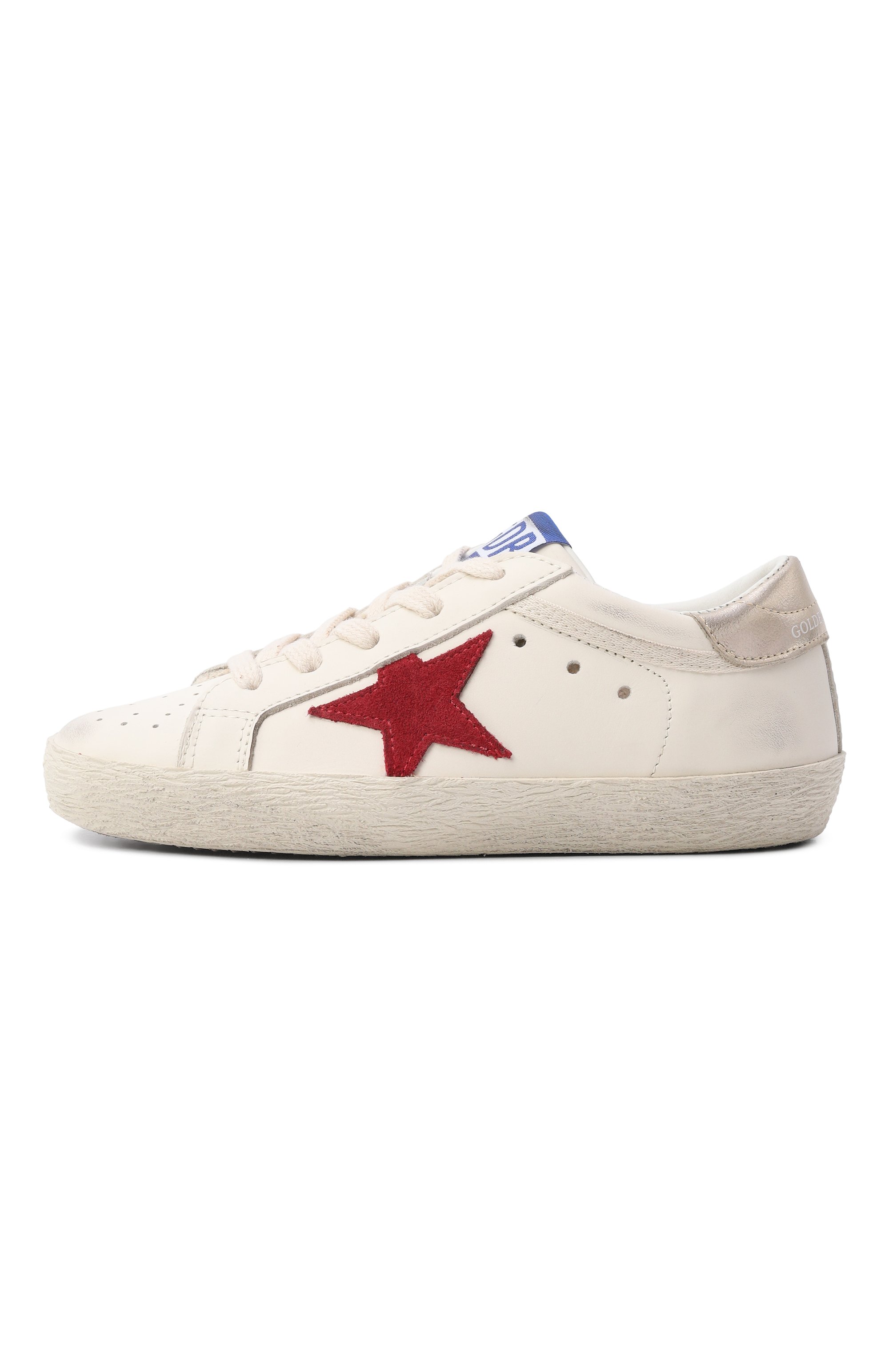Кожаные кеды superstar GOLDEN GOOSE DELUXE BRAND, арт. GYF00101.F008024, фото 2