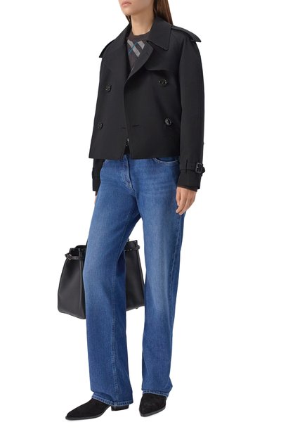 Хлопковый тренч BURBERRY, арт. 8072849, фото 2