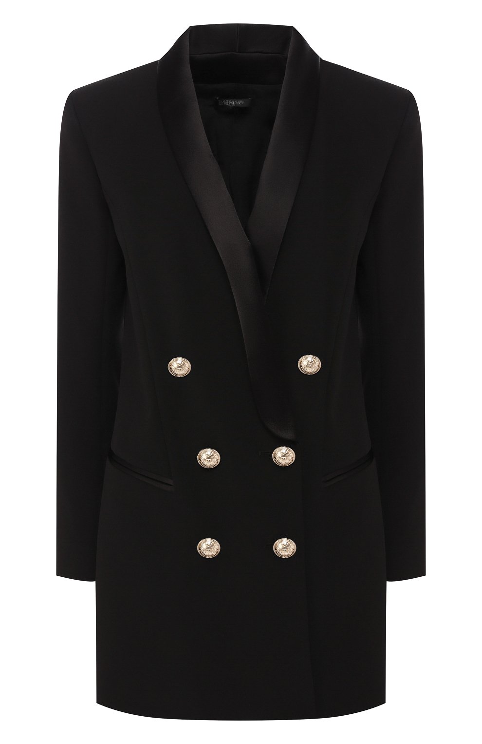 Платье BALMAIN черного цвета по цене 298000 руб., арт. SF16131/207D, фото 1 Платье BALMAIN, арт. SF16131/207D, фото 1