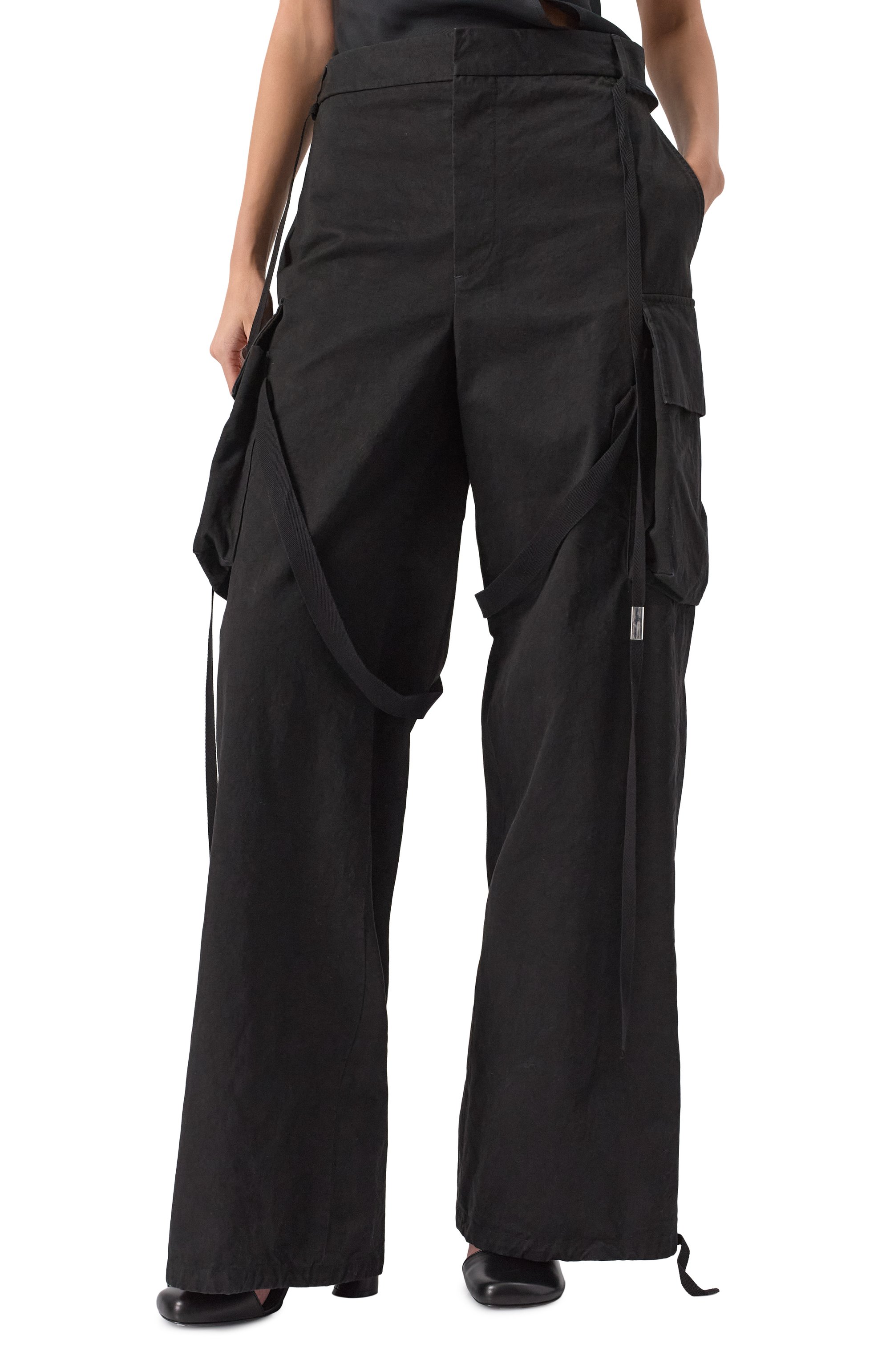 Хлопковые брюки-карго ANN DEMEULEMEESTER, арт. B0012423/FA559, фото 3