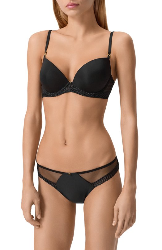 Бюстгальтер с чашкой пуш-ап Aubade 4MN08 Чёрный  4MN08 Фото 2