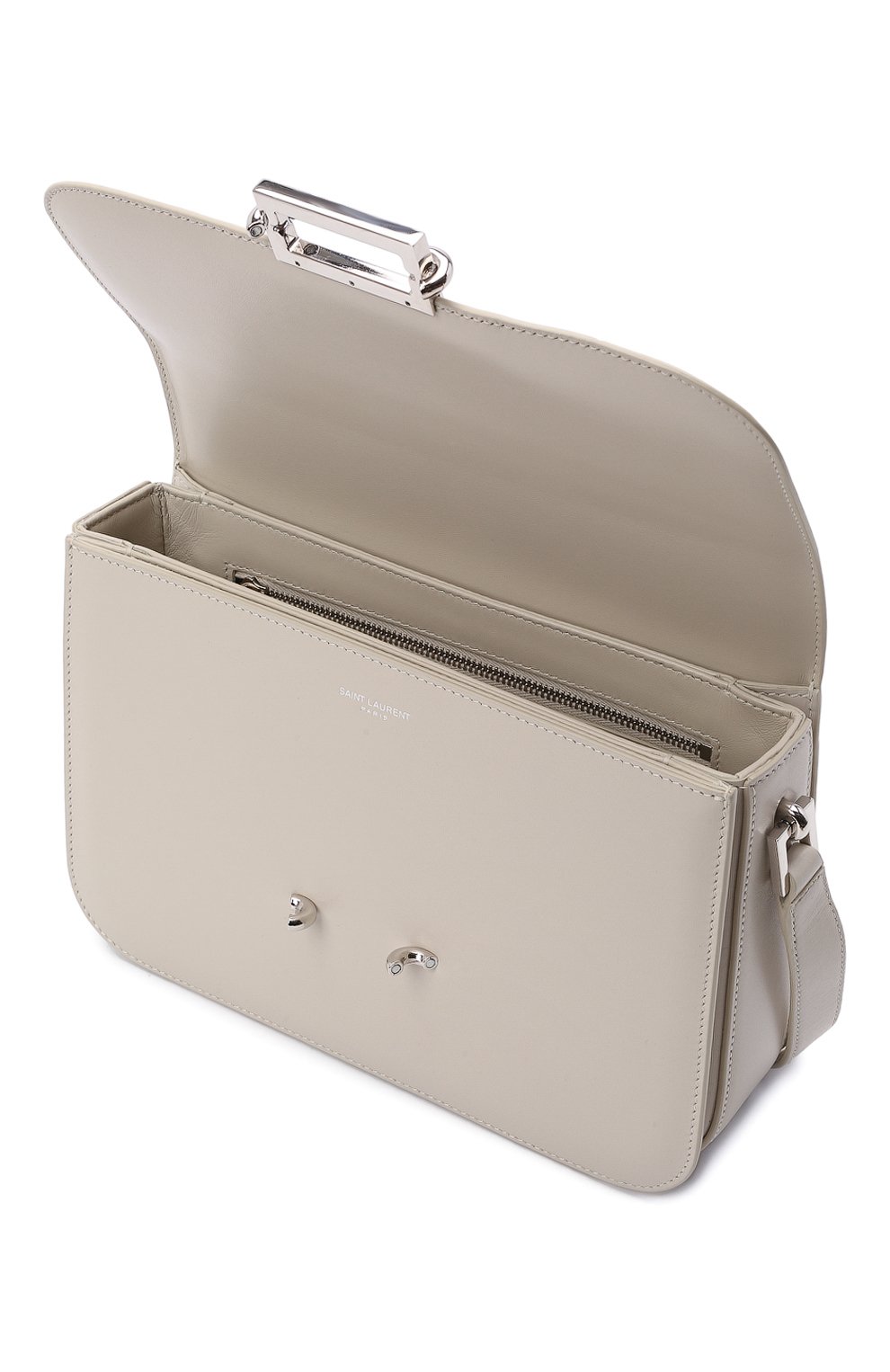 Сумка fermoir SAINT LAURENT кремового цвета по цене 291000 руб., арт. 657186/2VL0N, фото 4 Сумка fermoir SAINT LAURENT, арт. 657186/2VL0N, фото 4