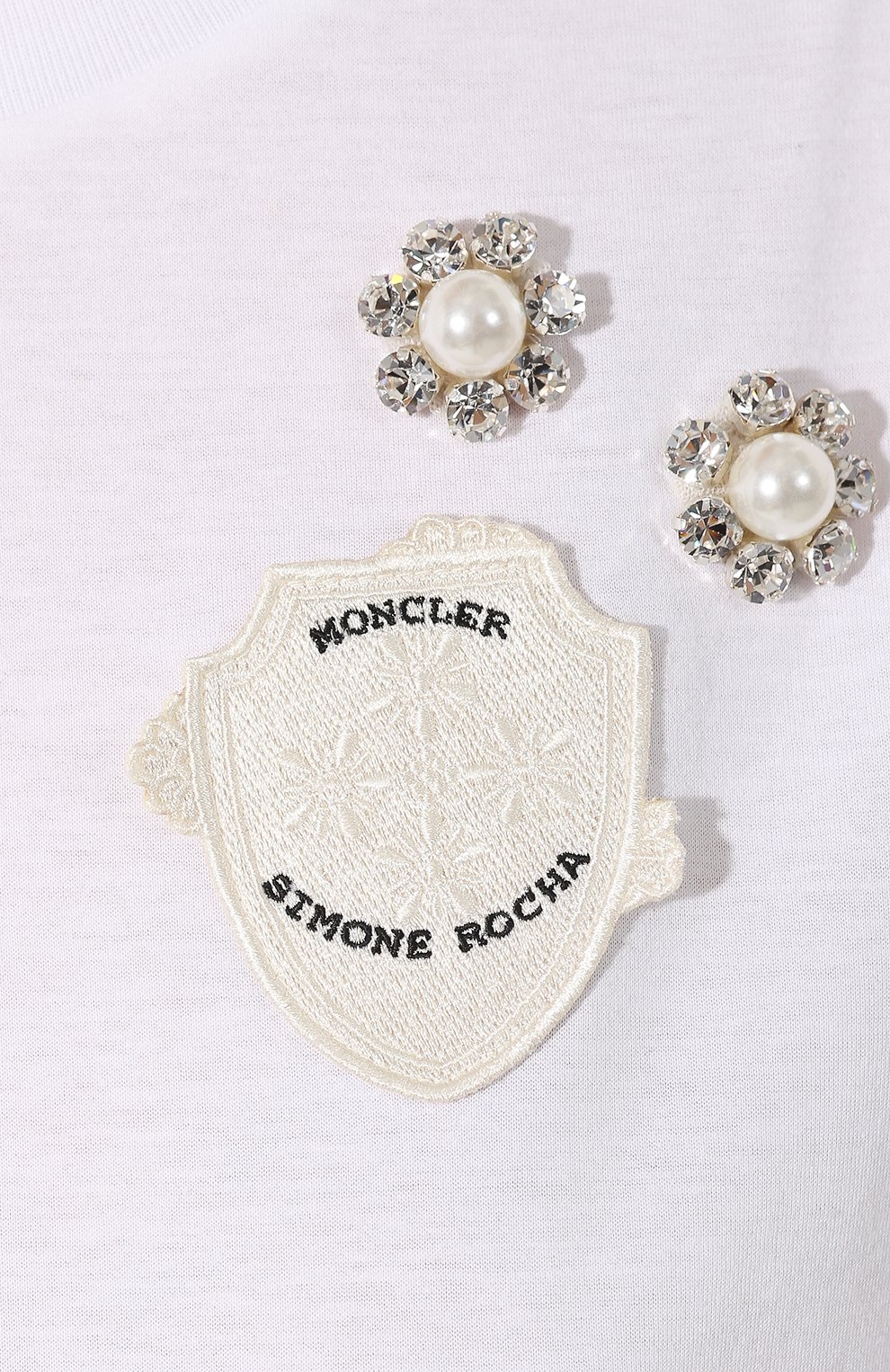 Футболка 4 moncler simone rocha MONCLER GENIUS белого цвета по цене 21900 руб., арт. E2-09W-80535-70-829FG, фото 5 Футболка 4 moncler simone rocha MONCLER GENIUS, арт. E2-09W-80535-70-829FG, фото 5