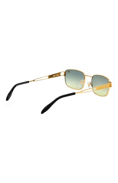 Солнцезащитные очки VINTAGE FRAMES, арт. DIME 24KT YELL0W G0LD/GREEN YELL0W, фото 5