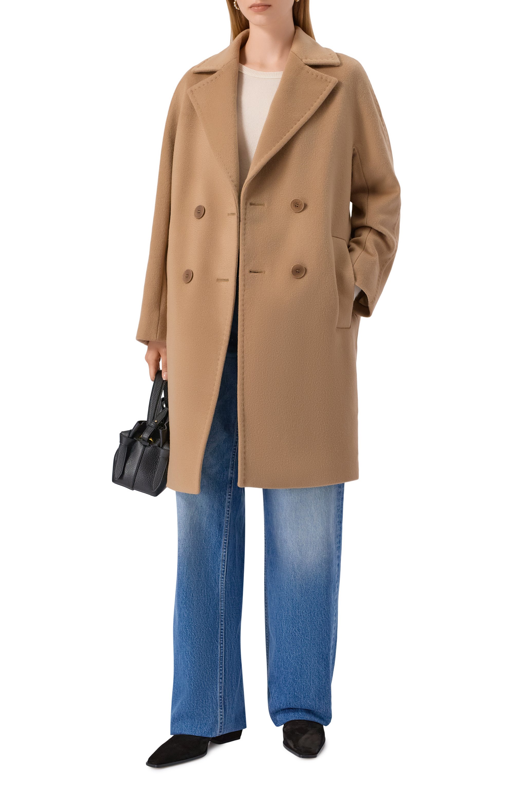 Шерстяное пальто MAX MARA STUDIO, арт. AGENDA, фото 2