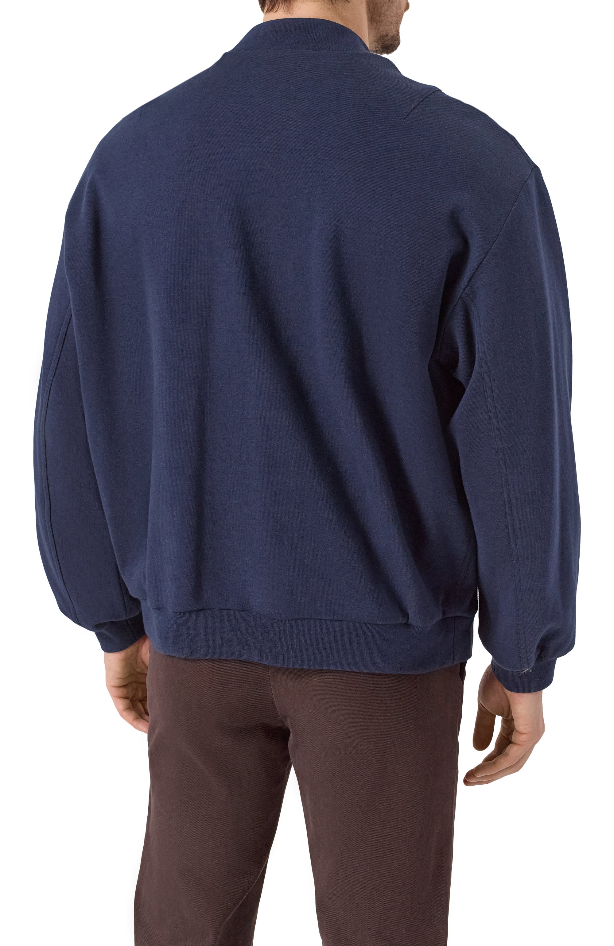 Бомбер из хлопка и шелка KITON, арт. UMM062601, фото 4