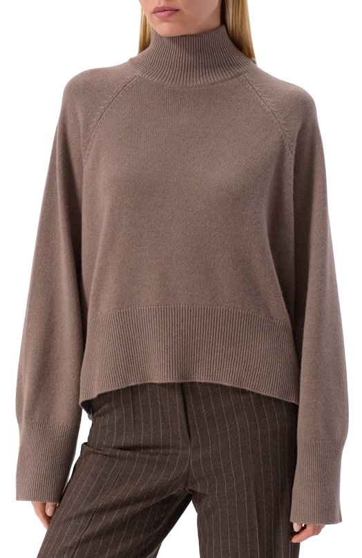 Кашемировый свитер Brunello Cucinelli M12707304P Коричневый  M12707304P Фото 3