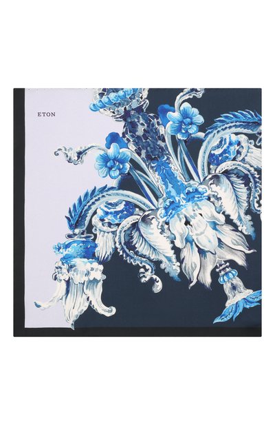 Шелковый платок ETON синего цвета по цене 6150 руб., арт. A000 32959, фото 3 Шелковый платок ETON, арт. A000 32959, фото 3