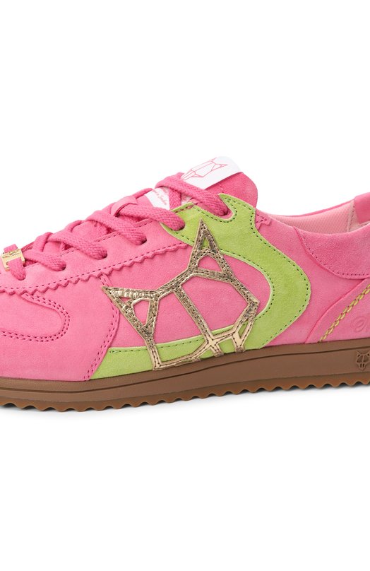 Замшевые кеды Exposure Naked Wolfe EXP0SURE/SUEDE Розовый  EXP0SURE/SUEDE Фото 7