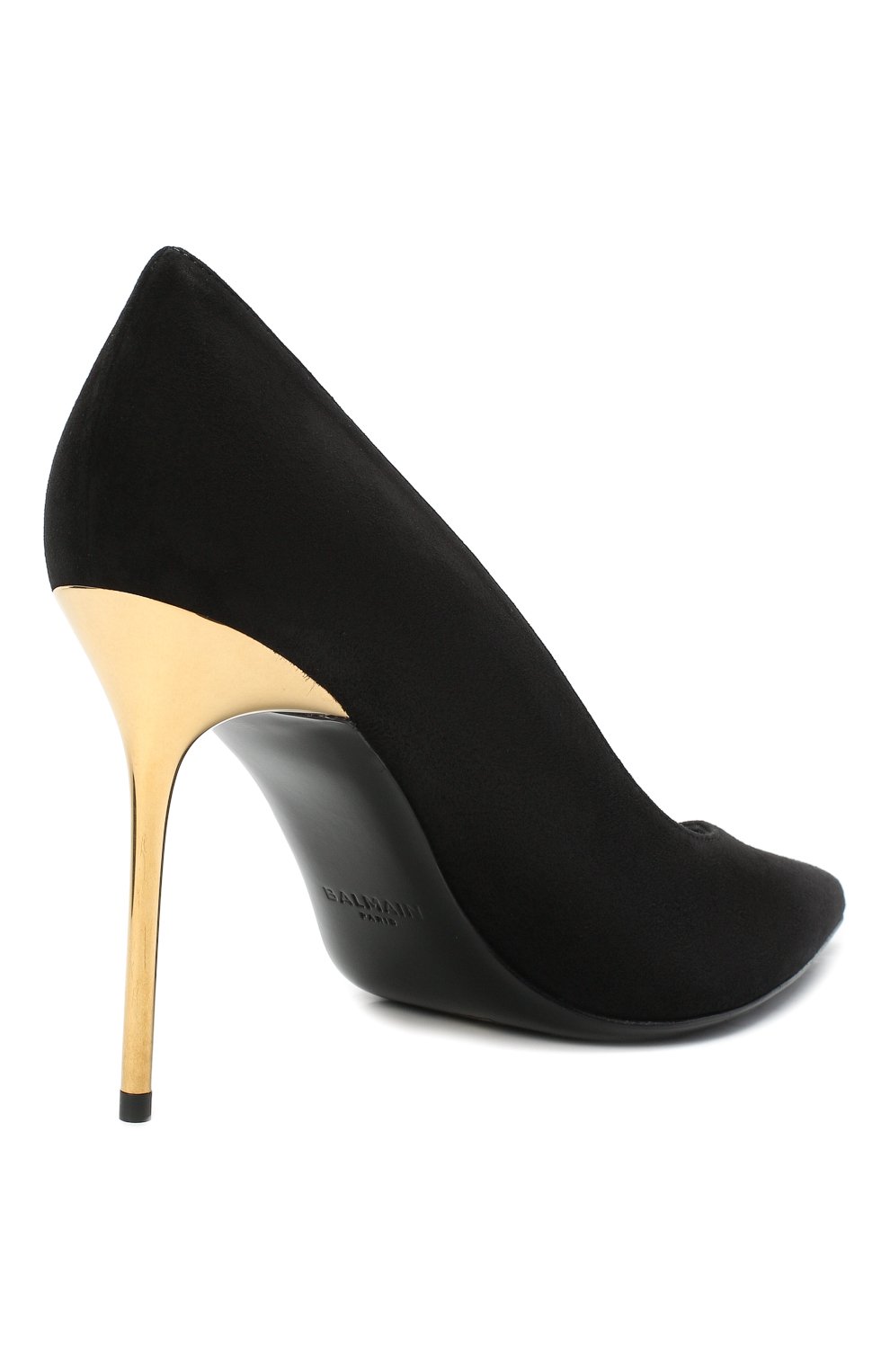 Замшевые туфли BALMAIN, арт. VN1C517/LCMK, фото 4