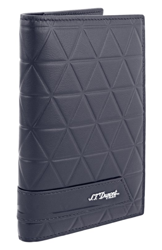 Кожаная обложка для паспорта S.T. Dupont 161614 Синий  161614 Фото 3