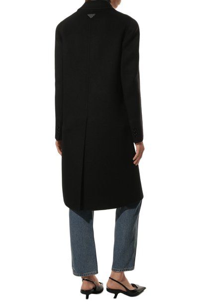 Шерстяное пальто PRADA, арт. P616NE-03H-F0002-202, фото 4