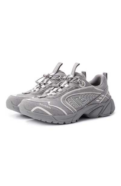 Мужские текстильные кроссовки cosmic dust BALMAIN, арт. EM1VI357/TMG0