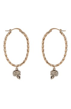 Женские серьги ALEXANDER MCQUEEN золотого цвета, арт. 583028/J160Z | Фото 3 (Статус проверки: Проверена категория; Материал: Металл; Региональные ограничения белый список (Axapta Mercury): Не проставлено; Нос: Не проставлено)