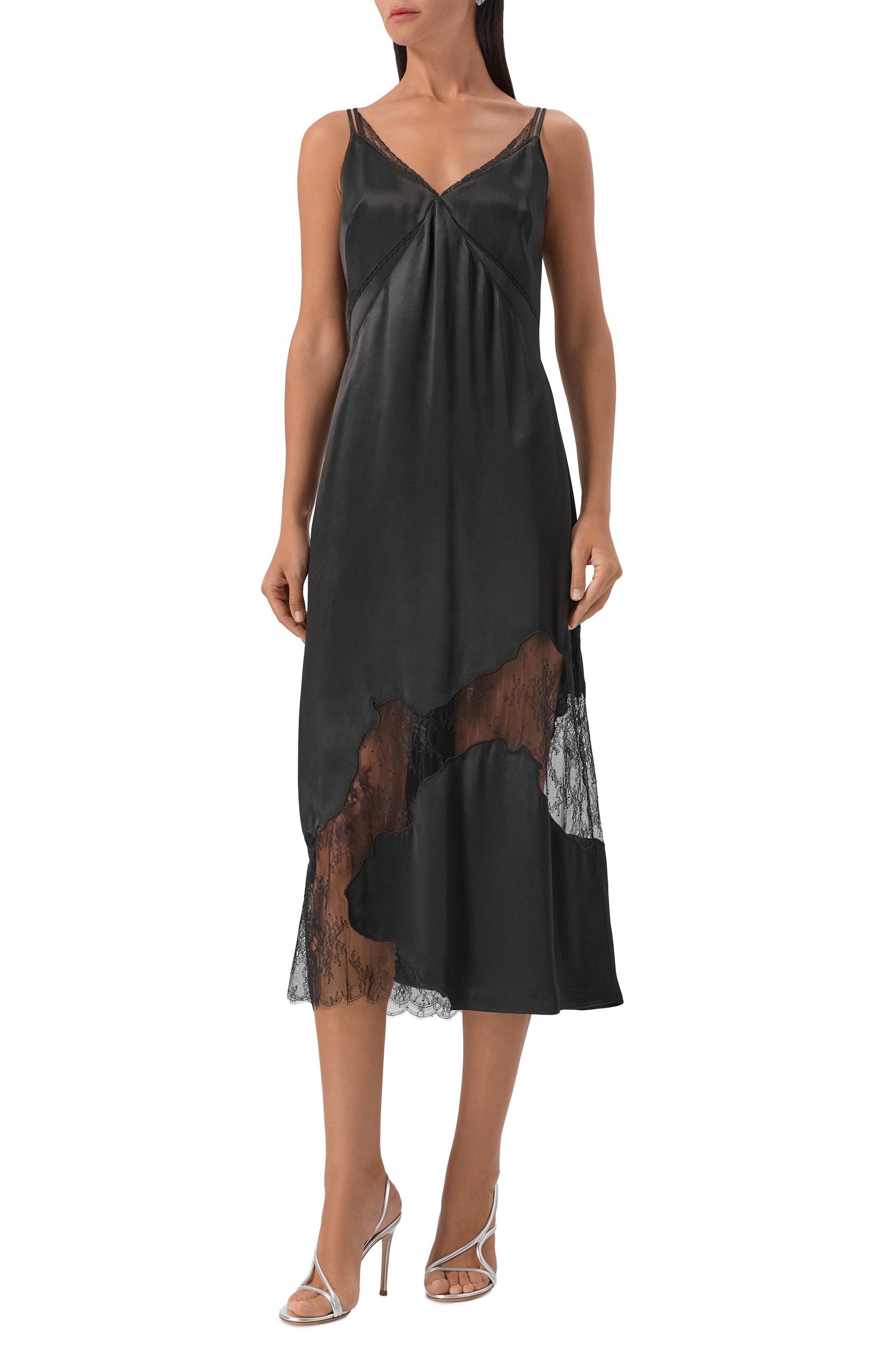 Атласное платье BOSS, арт. 50546596, фото 3