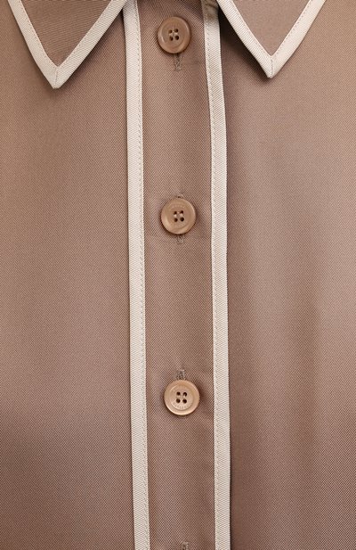 Шелковая рубашка BURBERRY, арт. 4566940, фото 5