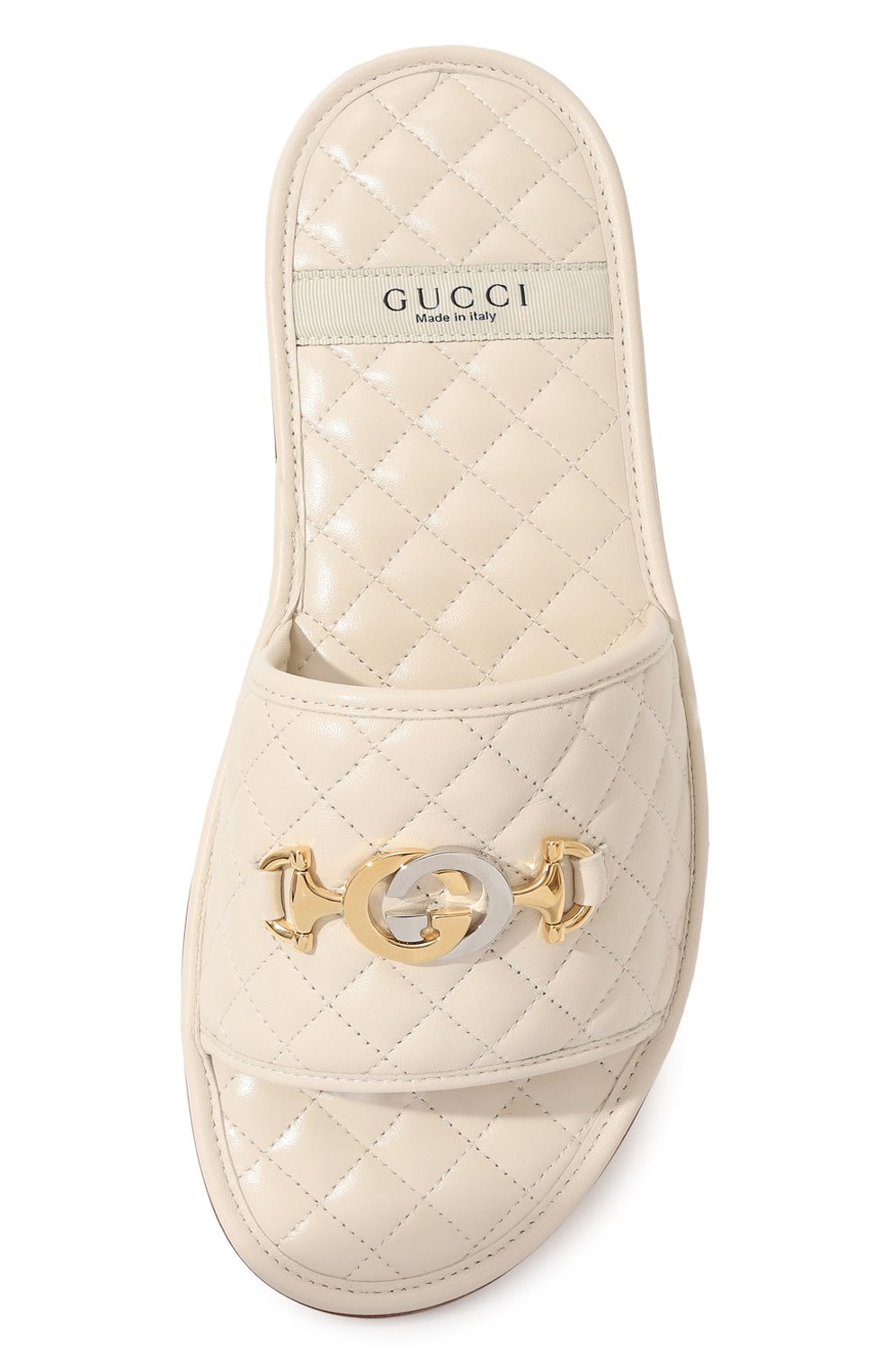Кожаные шлепанцы GUCCI, арт. 577680 DLC00, фото 4