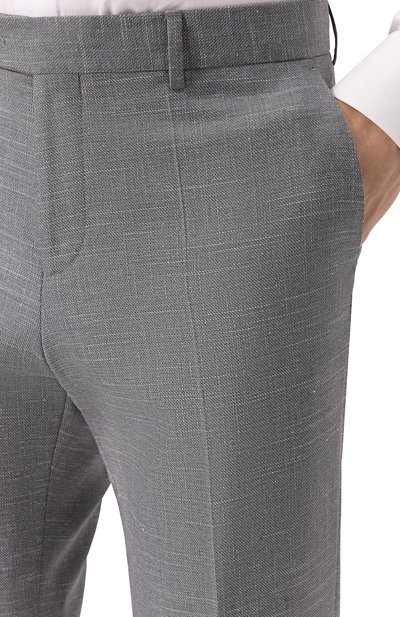 Брюки из шерсти и хлопка BOSS, арт. 50535685, фото 5