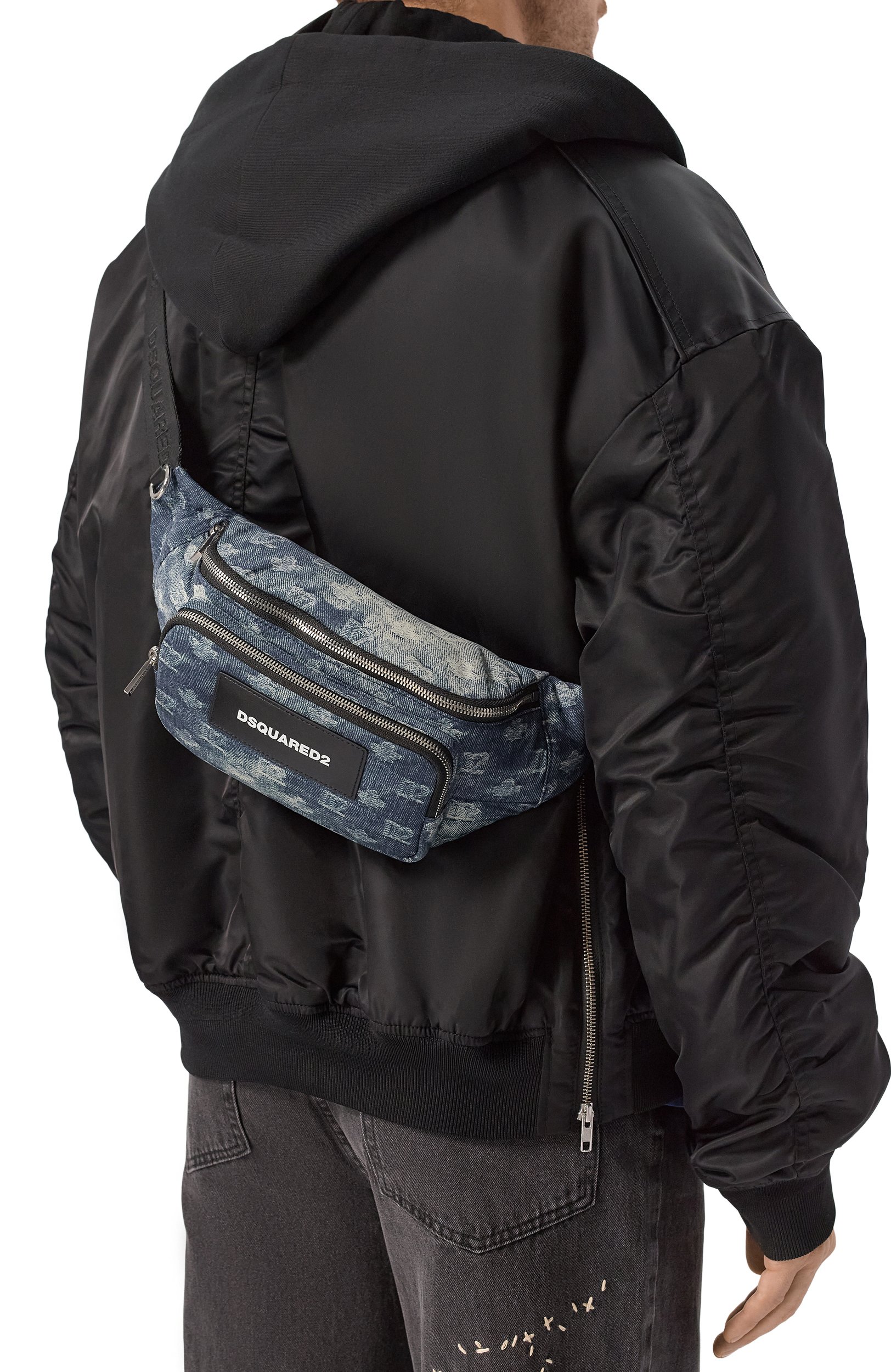 Поясная сумка d2 monogram DSQUARED2, арт. BBM0083/11709064, фото 2