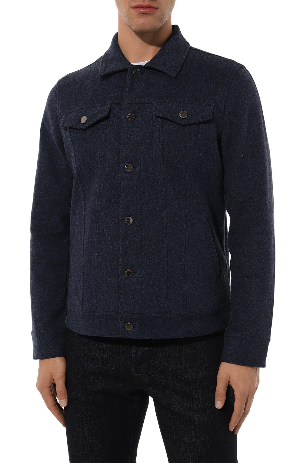 Куртка из хлопка и шерсти CAPOBIANCO, арт. 17M345.FS00., фото 3