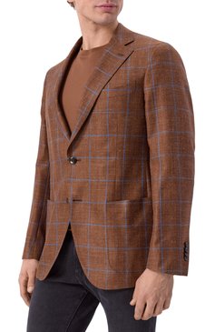 Пиджак из шерсти и шелка LUIGI BIANCHI, арт. 2564/52003, фото 4