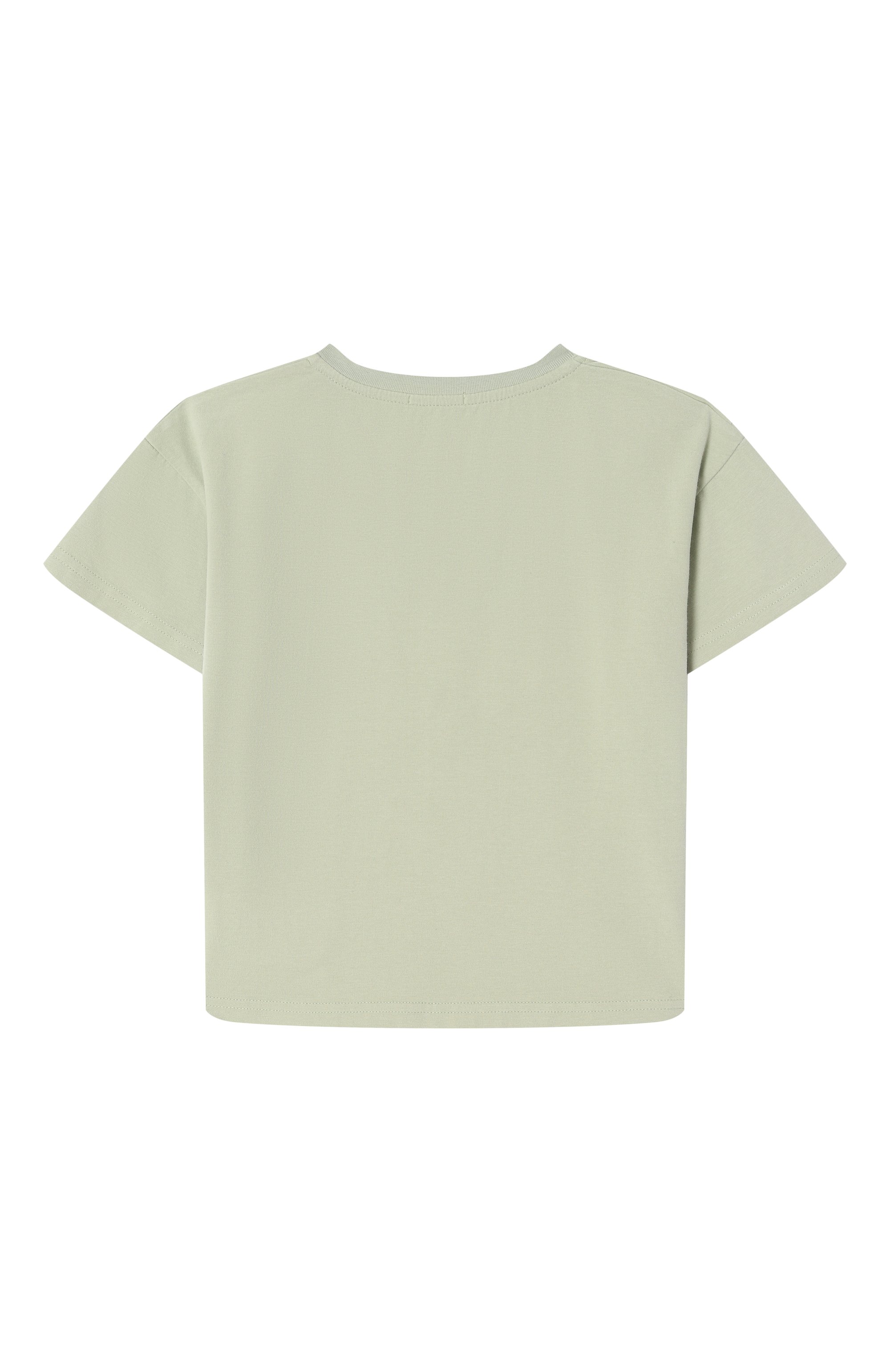 Хлопковая футболка SASHA KIM светло-зеленого цвета по цене 7120 руб., арт. УТ-00000620, фото 2 Хлопковая футболка SASHA KIM, арт. УТ-00000620, фото 2