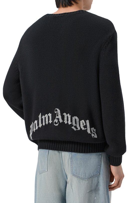 Свитер Palm Angels PMHE08BS26KNI002 Чёрный  PMHE08BS26KNI002 Фото 4