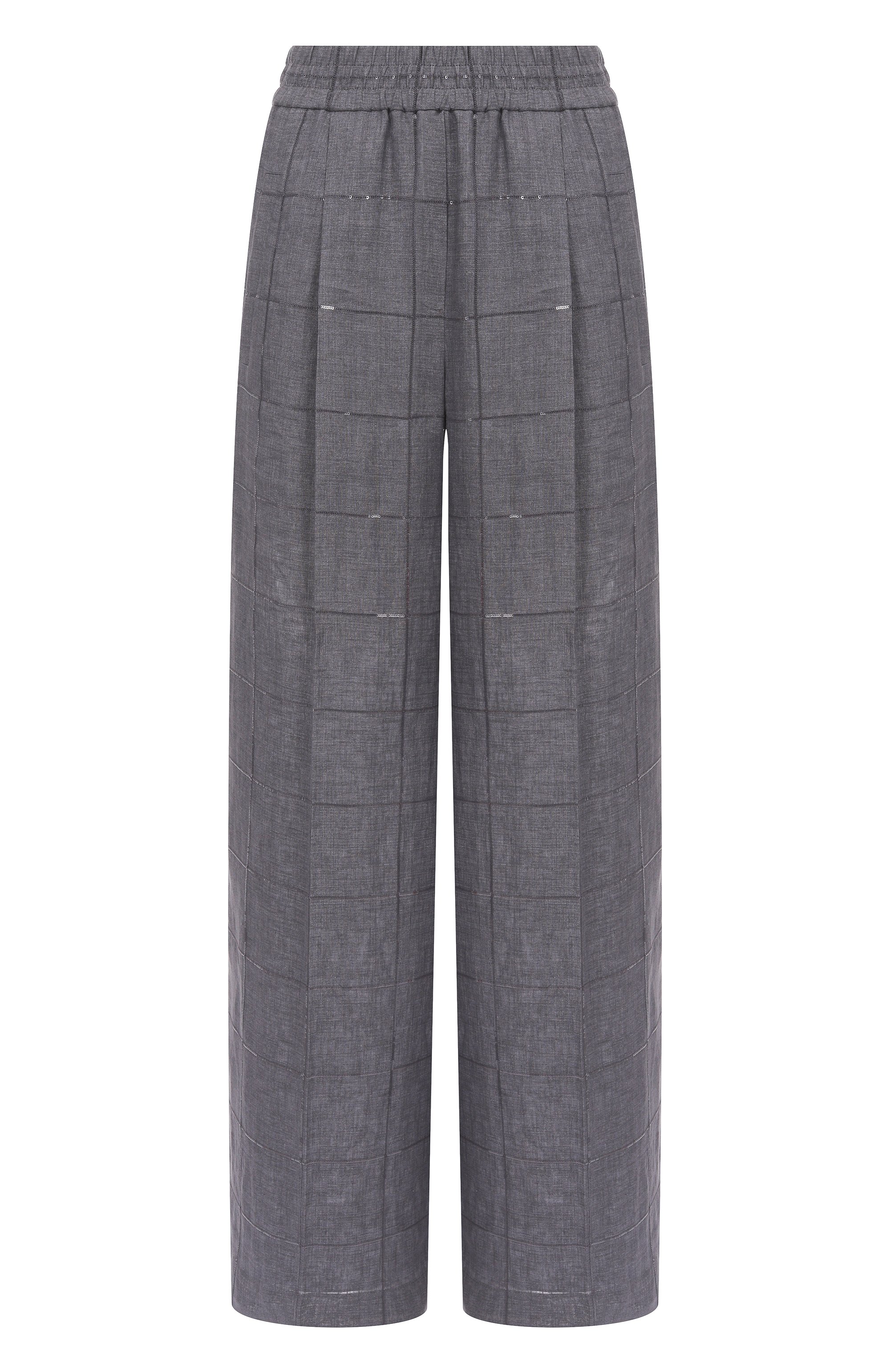 Льняные брюки BRUNELLO CUCINELLI, арт. MM633P8887, ф�ото 1