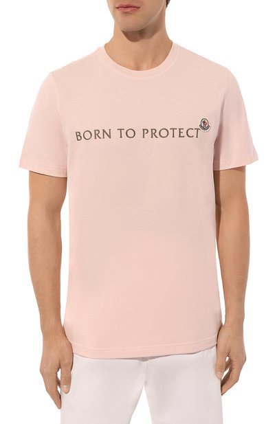 Хлопковая футболка MONCLER, арт. 8C000-31-899M5, фото 3