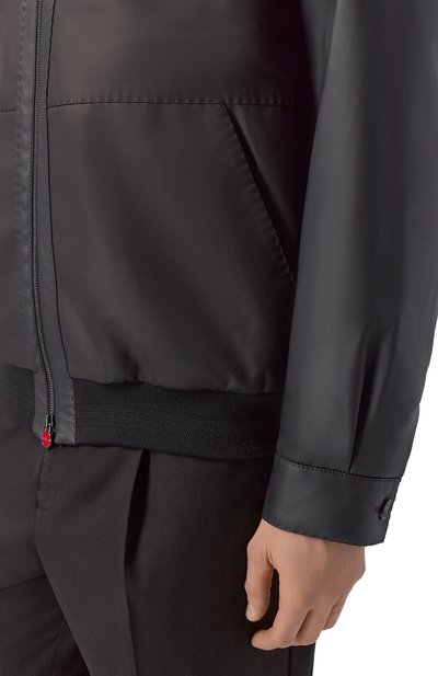 Кожаный бомбер KITON, арт. UW2358AV0814H, фото 5