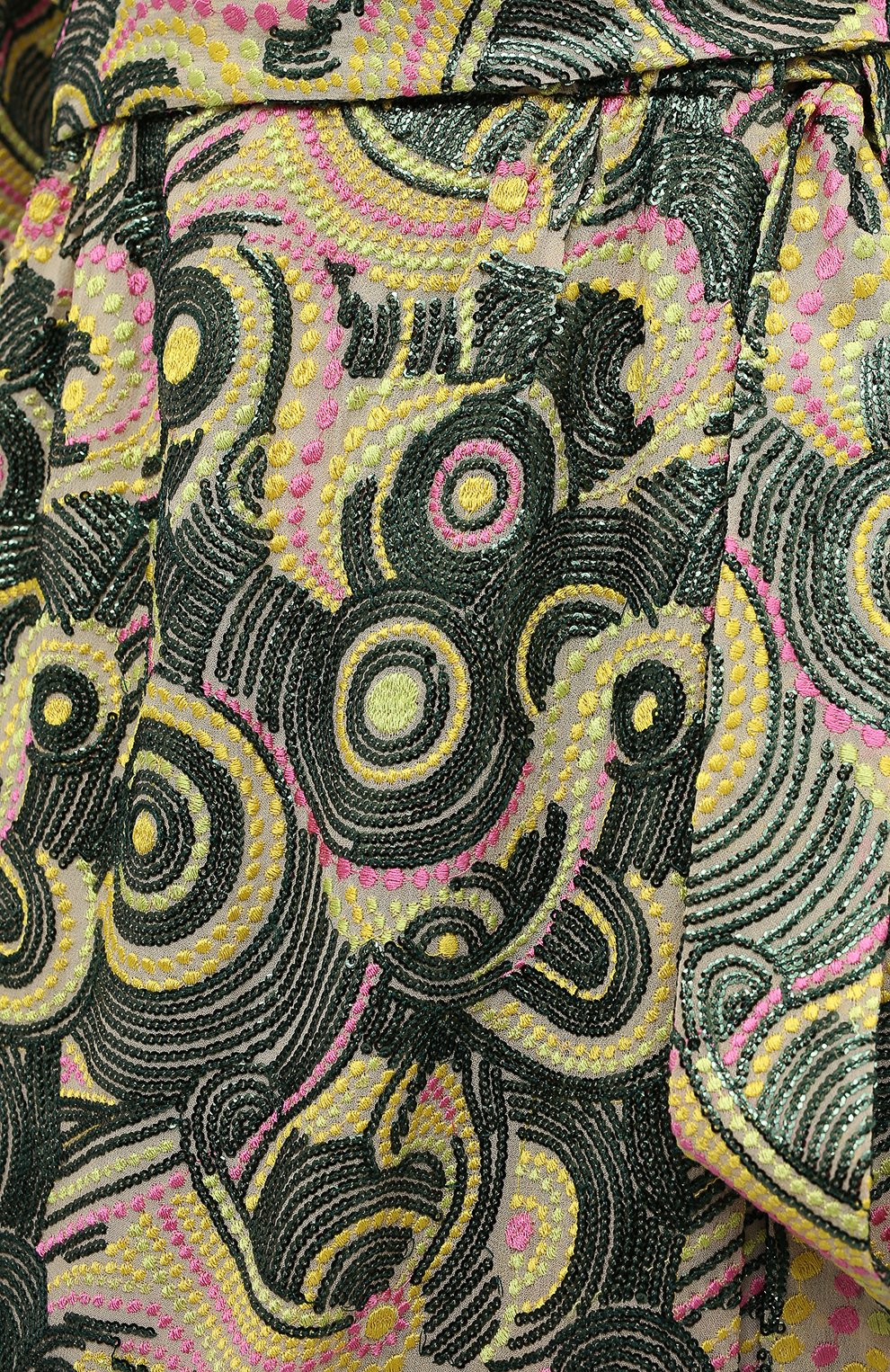 Платье из вискозы DRIES VAN NOTEN зеленого цвета по цене 164000 руб., арт. 202-31008-1432, фото 5 Платье из вискозы DRIES VAN NOTEN, арт. 202-31008-1432, фото 5