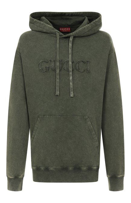 Мужской хлопковое худи GUCCI, арт. 788771/XJG6A
