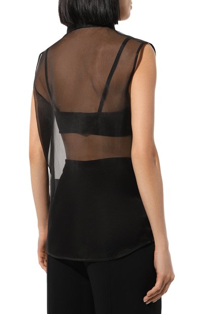 Шелковый топ KITON, арт. D58411K05P5002, фото 4