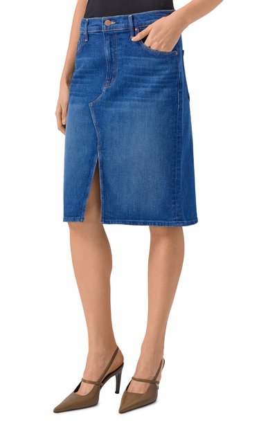 Джинсовая юбка MOTHER, арт. 90081-1729/THE DITCHER MIDI SKIRT, фото 3