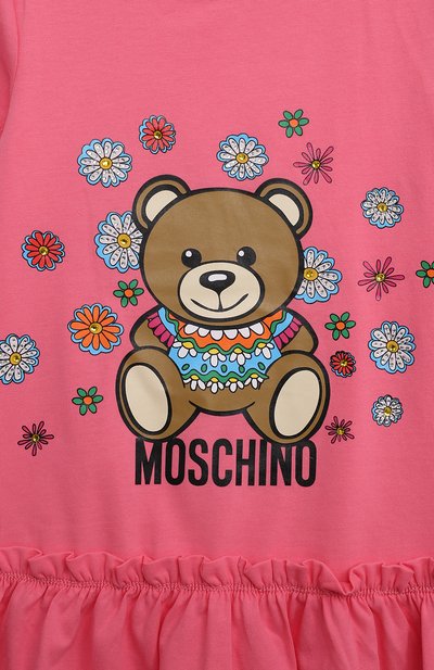 Хлопковое платье MOSCHINO, арт. HDV0CV/LBA00/4-8, фото 3