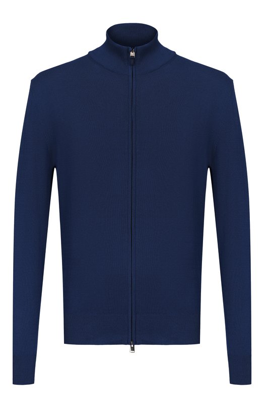 Хлопковый кардиган Canali C0022/MK02459 Синий C0022/MK02459